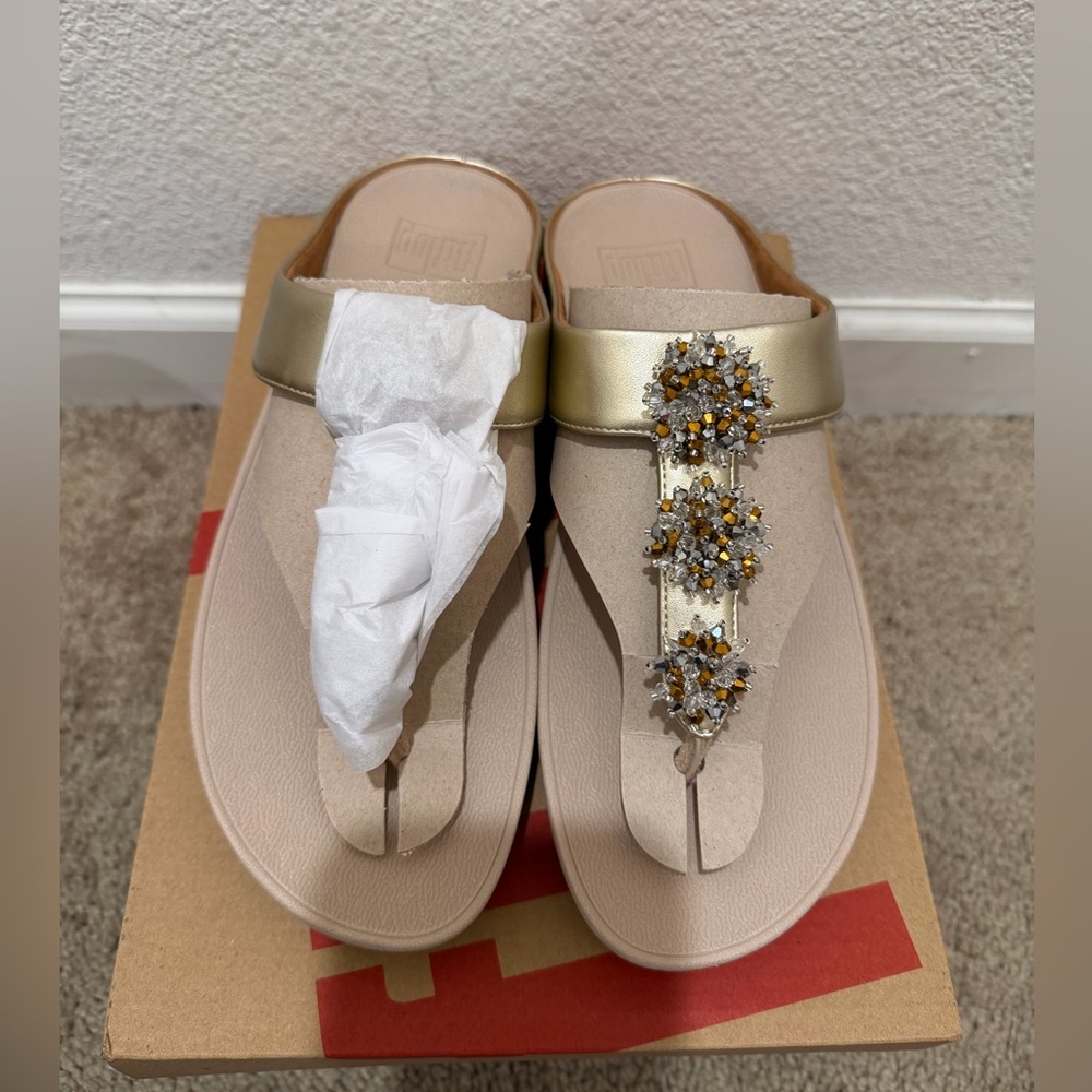 Fitflop Gold and Tan Women's Sandals